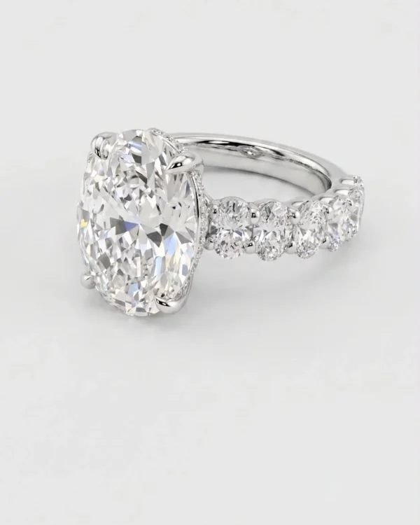 5 Karat Josephine Oval Tamtur Pırlanta Yüzük