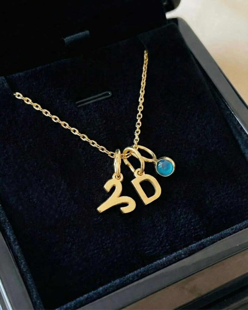 Zodiac Doğum Taşı Senin İmzan Charm Kolye