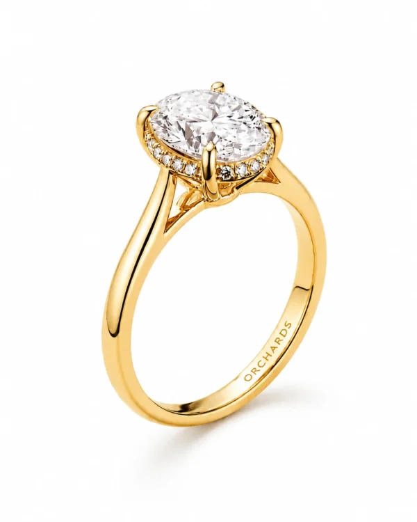 1.20 Karat Vivienne Oval Kesim Pırlanta Yüzük