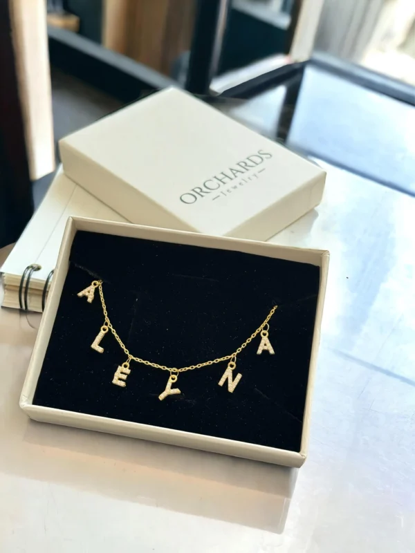 Name Charm İsim Kolye 925 Ayar Gümüş