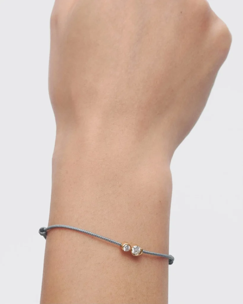 0.15 Karat Lyra Cord Pırlanta Bileklik